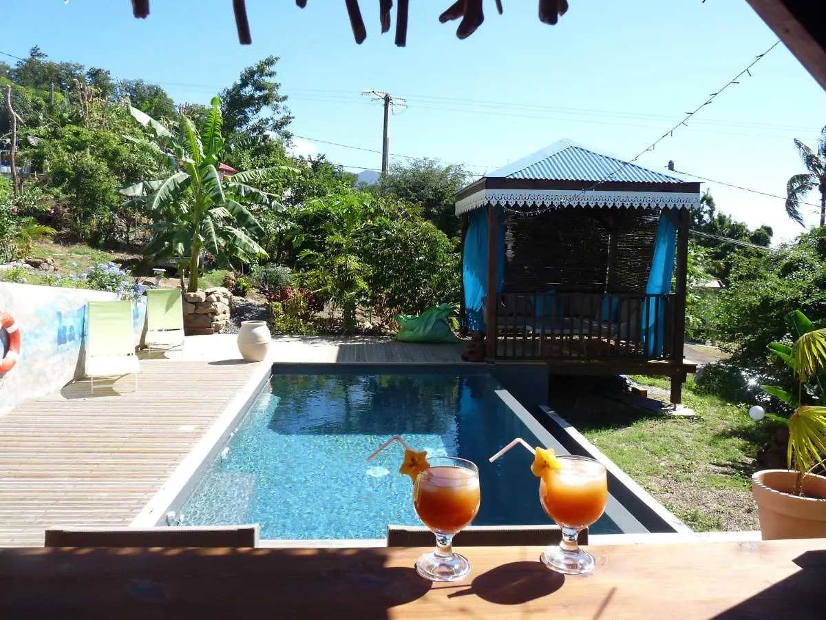 Bed & Breakfast Bungalow La Tortue Bleue Bouillante Guadeloupe